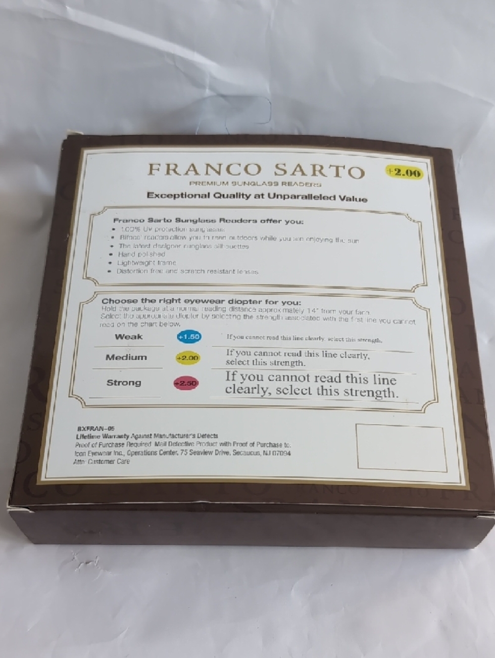 Franco Sarto Sunglass Readers Set - Tortoise & Black +2.00 - Picture 3 of 8